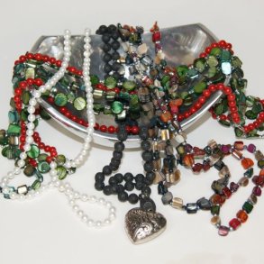 Perle Halskæde lang