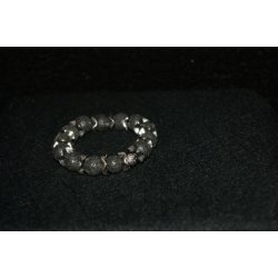 Lava 12 mm bracelet 1 silver deko/inlets