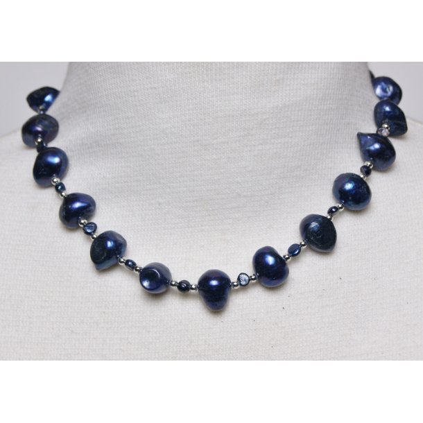 47 cm Potatoe pearls lux Design Dark Blue	P#29