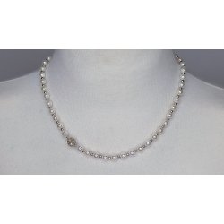 100-51 princess Silver 47 cm shellpearl pearl 6 mm