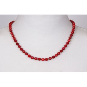 100-83 Coral Pearls 47 cm round 6 mm