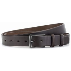 leather Jeans belt 35 mm D/Broun W/pin