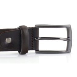 leather Jeans belt 35 mm D/Broun W/pin