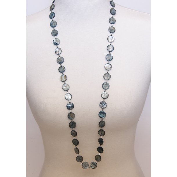 150-17  MM necklace 95 cm  dark blue #09