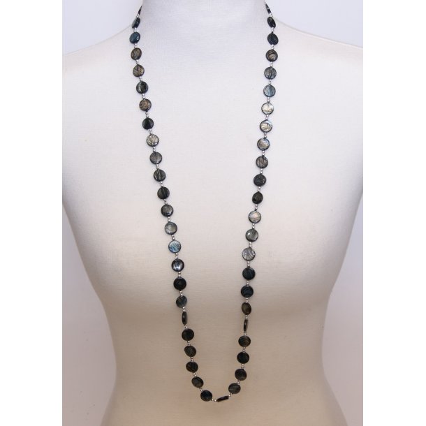 150-17  MM necklace 95 cm  black #25