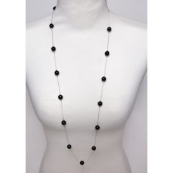 Silver metal 95 cm shellpearl 10 mm