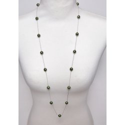 Silver metal 95 cm shellpearl 10 mm
