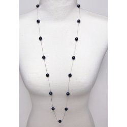 Silver metal 95 cm shellpearl 10 mm
