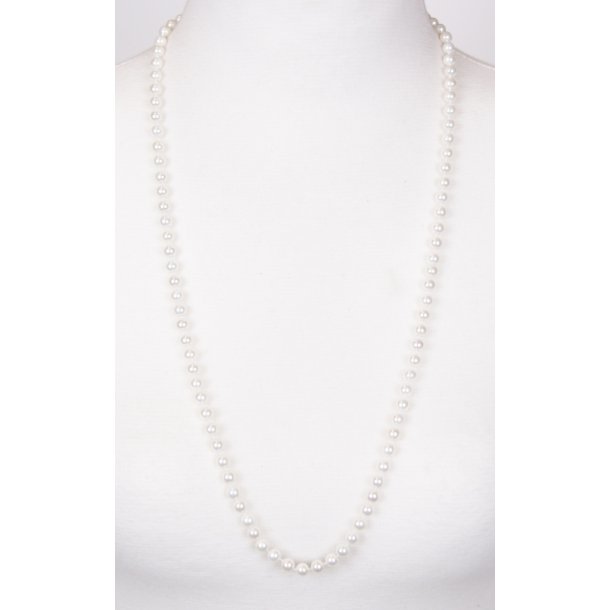 150-47 Queen 75 cm shellpearl pearl 6 mm ST #201 white