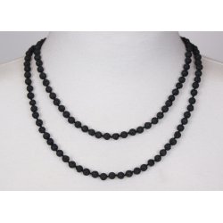 Lava Pearls 95 cm round 6 mm