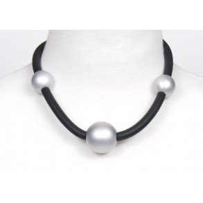 45 cm single rubber silver ball 