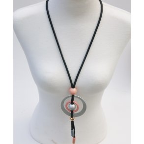 (80 cm)Black/ 2 string with planet design