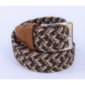 Elastic fletBelt 35mm Broun mix