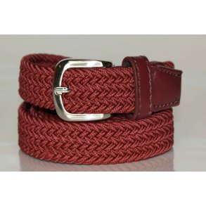 Elastic fletBelt 26 mm wine/rust red 