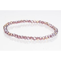 251-01 4mm - 19 cm Bracelet Crystalglass
