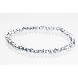251-01 4mm - 19 cm Bracelet Crystalglass