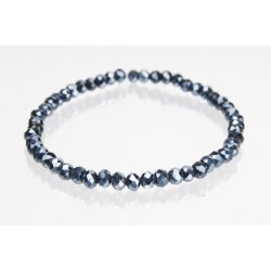 251-01 4mm - 19 cm Bracelet Crystalglass