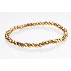 251-01 4mm - 19 cm Bracelet Crystalglass