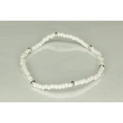 Glass Pearls 3 mm with 6 Silver