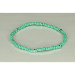 Glass Pearls 3 mm with 6 Silver