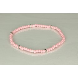 Glass Pearls 3 mm with 6 Silver