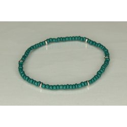 Glass Pearls 3 mm with 6 Silver