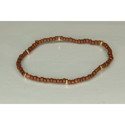 Glass Pearls 3 mm with 6 Guld