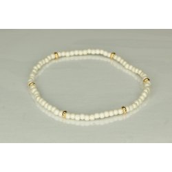 Glass Pearls 3 mm with 6 Guld