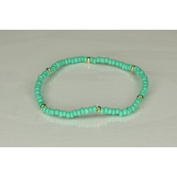 Glass Pearls 3 mm with 6 Guld