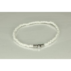 Glass Pearls 3 mm with 1 deko Silver