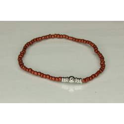 Glass Pearls 3 mm with 1 deko Silver