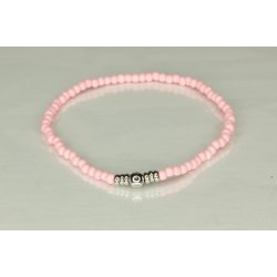 Glass Pearls 3 mm with 1 deko Silver