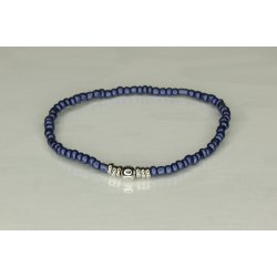 Glass Pearls 3 mm with 1 deko Silver