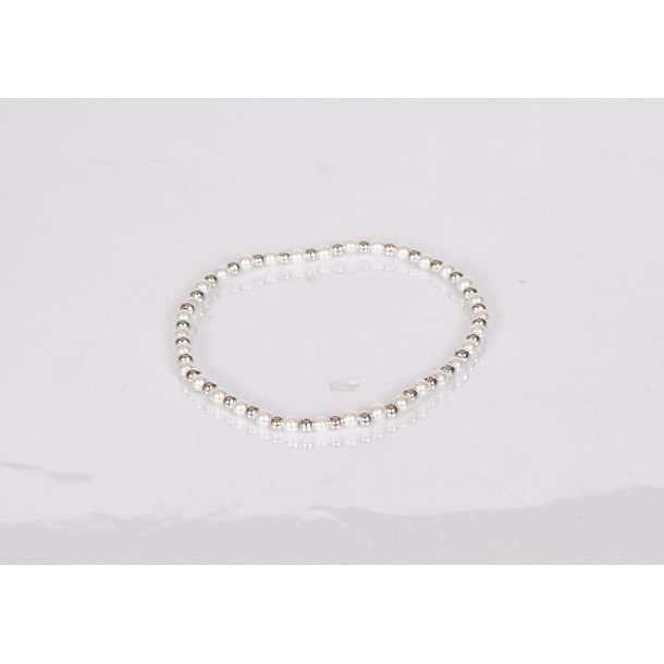 Shellperals bracelet White/silver
