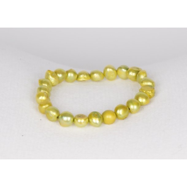 Peach perals bracelet Mint Green P#12