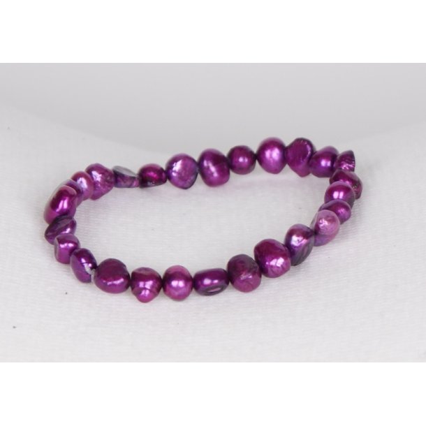 Peach perals bracelet Purple P#13
