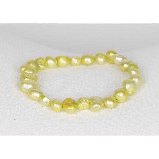 Peach perals bracelet Lime Green P#30