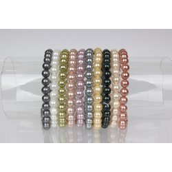 250-48 Queen shellpearl 6 mm bracelet 18-20 cm