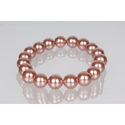 250-49 Queen shellpearl 10 mm bracelet 18-20 cm