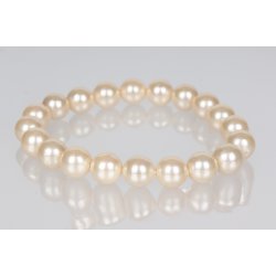 250-49 Queen shellpearl 10 mm bracelet 18-20 cm