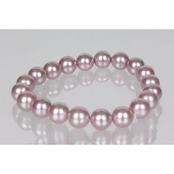 250-49 Queen shellpearl 10 mm bracelet 18-20 cm