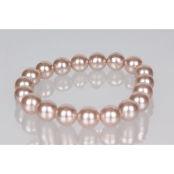 250-49 Queen shellpearl 10 mm bracelet 18-20 cm