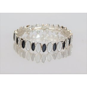  Bracelet small and large ellipse plates