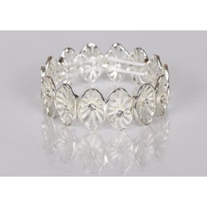  Bracelet silver waterlily