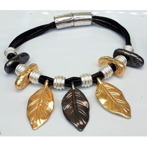 RB-004	bracelet with leavs