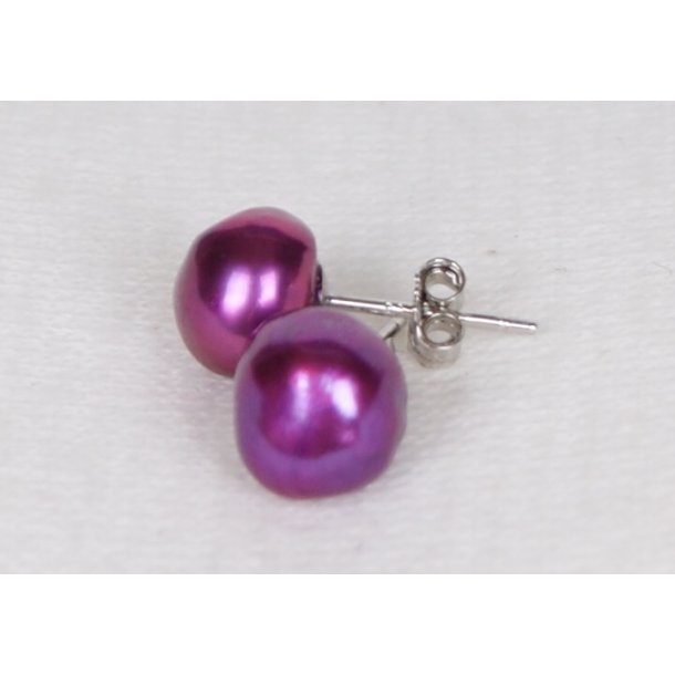 400-02 earrings - ears stick Dark Purple P#06