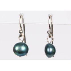 400-03 hang earrings drop pearl