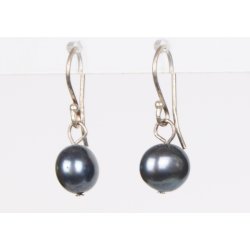 400-03 hang earrings drop pearl