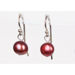 400-03 hang earrings drop pearl