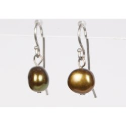 400-03 hang earrings drop pearl